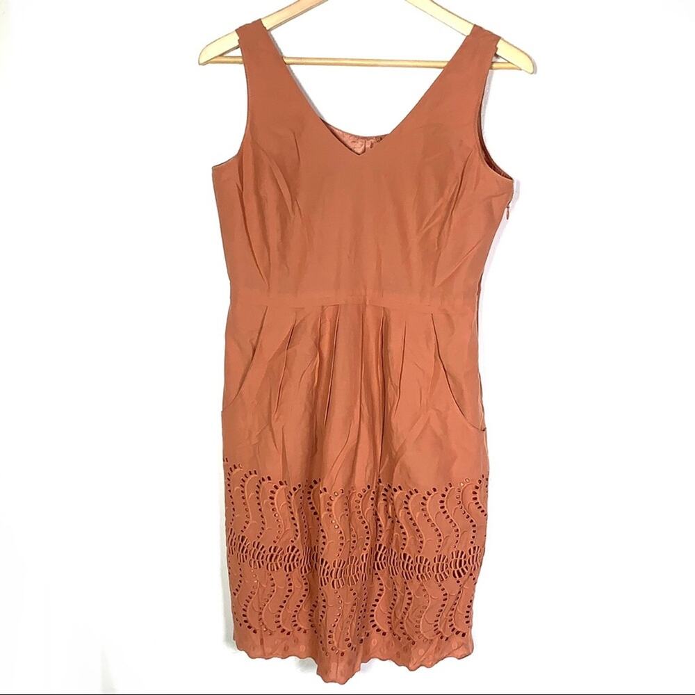 J. Crew Terracotta Sleeveless Dress